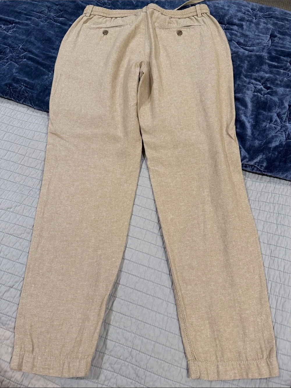 Banana Republic Men's Casual Drawstring Pants in Tan